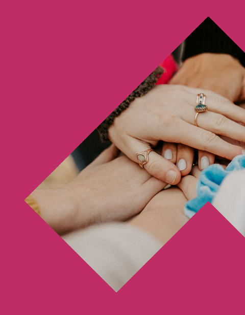 Lead gen hands chevron